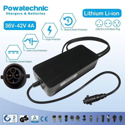 42v pin charger for 36v - 4-pin,